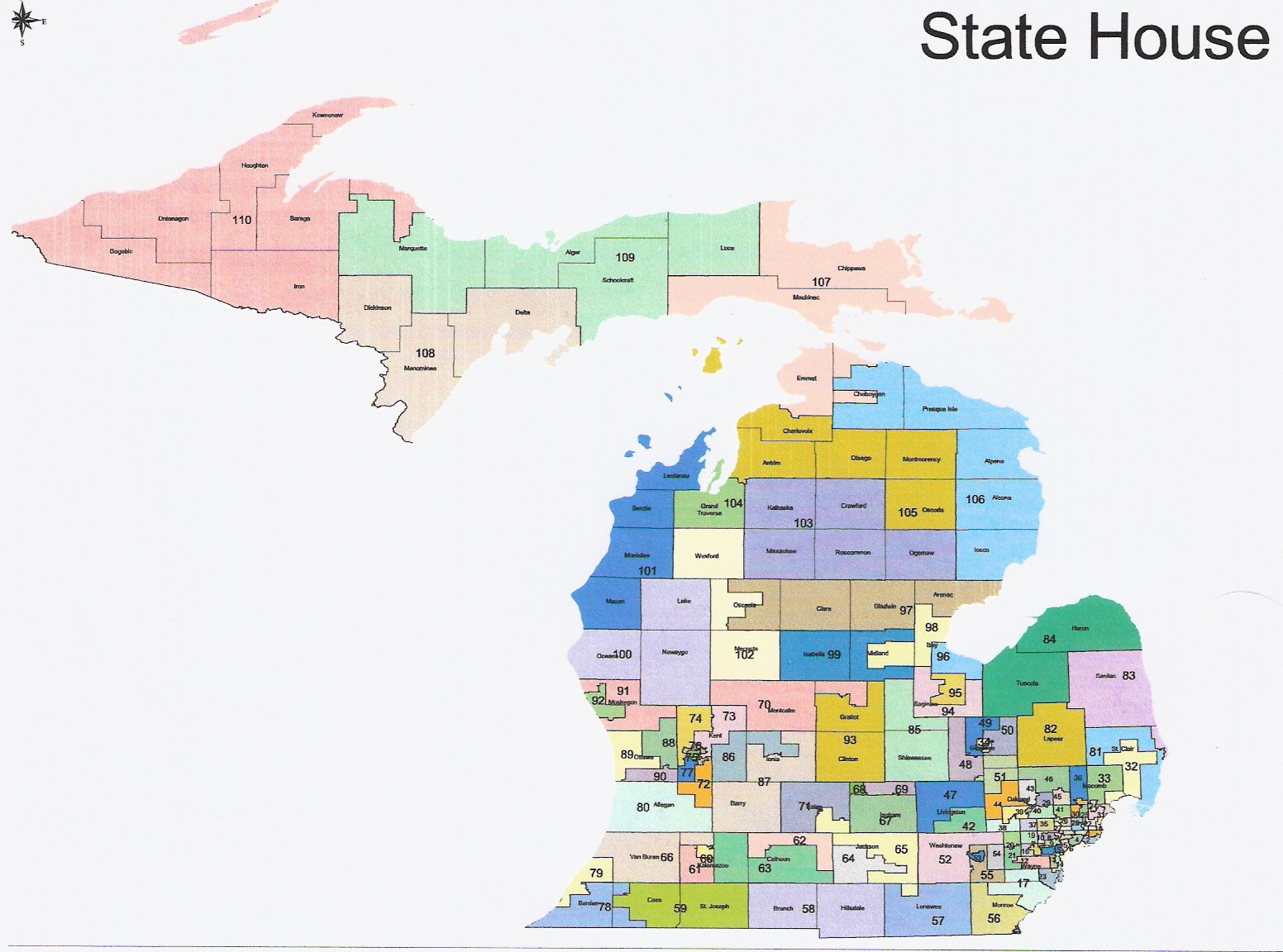 Michigan Redistricting Official Republican State